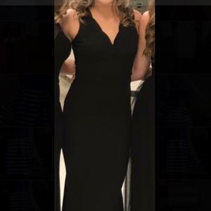 Formal black long dress